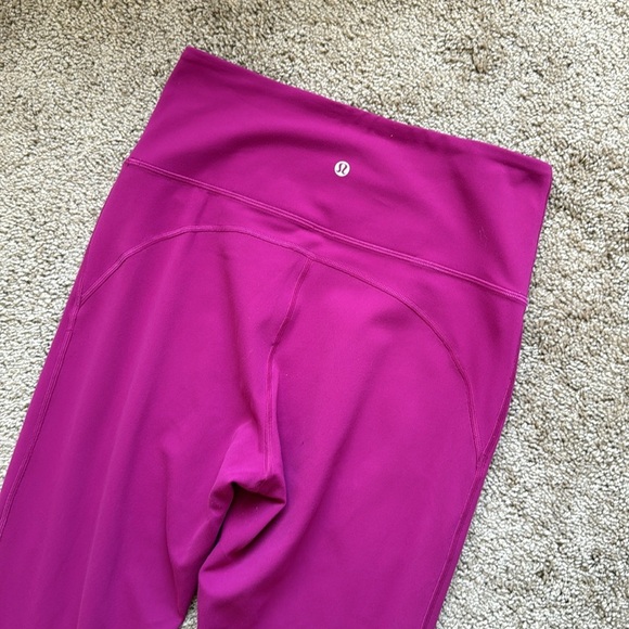 Lululemon Groove Super-High-Rise Flared Pant Nulu Magenta Purple - Picture 6 of 11